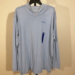☀️Nwt Mens XL hooded  long sleeve beach shirt